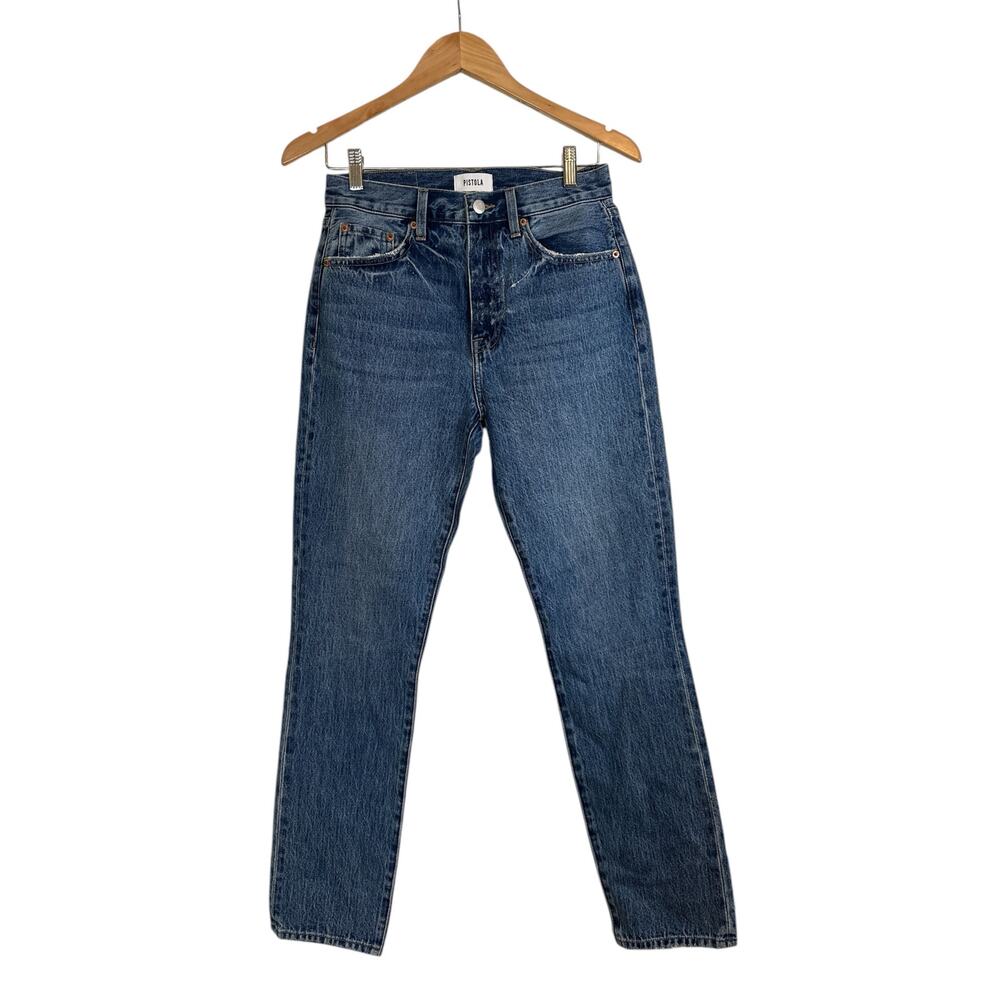 NWT Pistola Keaton High Rise Slim Straight Jeans Women’s Size 26 100% Cotton - Picture 2 of 9